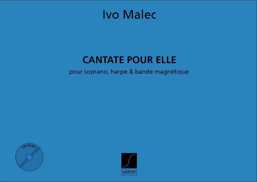 Cantate Pour Elle Sop. Voix Harpe Et Bande